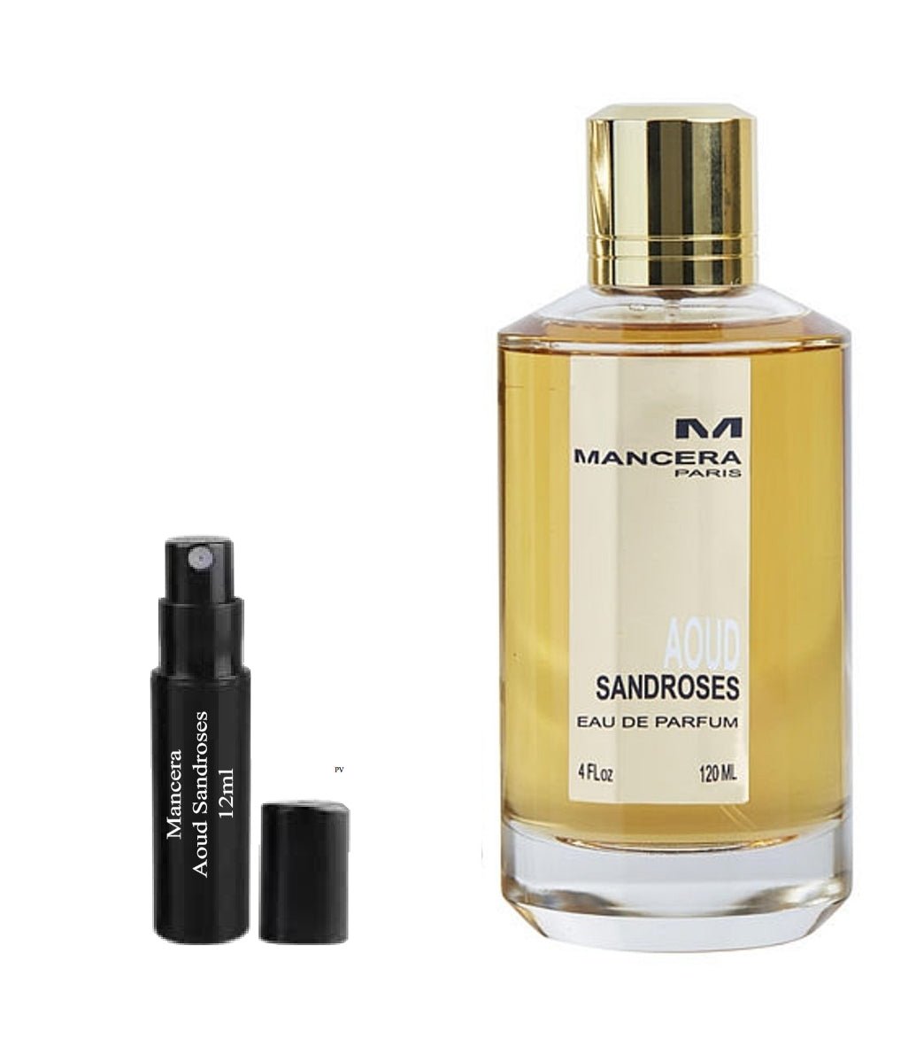 Mancera Aoud Roses de Sable 12ml 0.41 fl. oz vzorek parfému, Mancera Aoud Sandroses 12ml 0.41 fl. oz δείγμα αρώματος, Mancera Aoud Sandroses 12ml 0.41 fl. oz próbka parfum, Mancera Aoud Sandroses 12ml 0.41 fl. oz образец духов, Mancera Aoud Sandroses