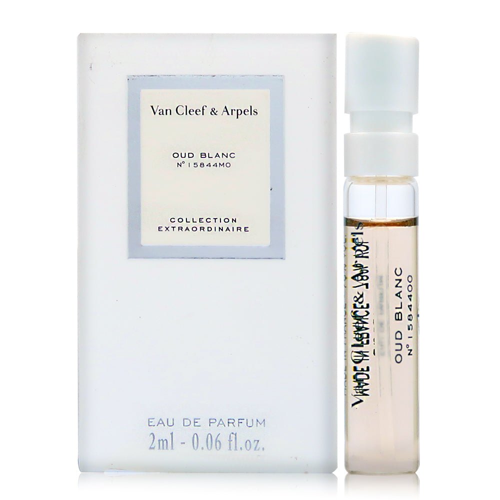 Van Cleef & Arpels Oud Blanc 2 ml 0,07 fl. onces. Échantillon de parfum officiel, Van Cleef & Arpels Oud Blanc 2ml 0.07 fl. onces. Offizielle Parfümprobe, Van Cleef & Arpels Oud Blanc 2ml 0.07 fl. onces. muestra de parfum officiel, Van Cleef & Arpels