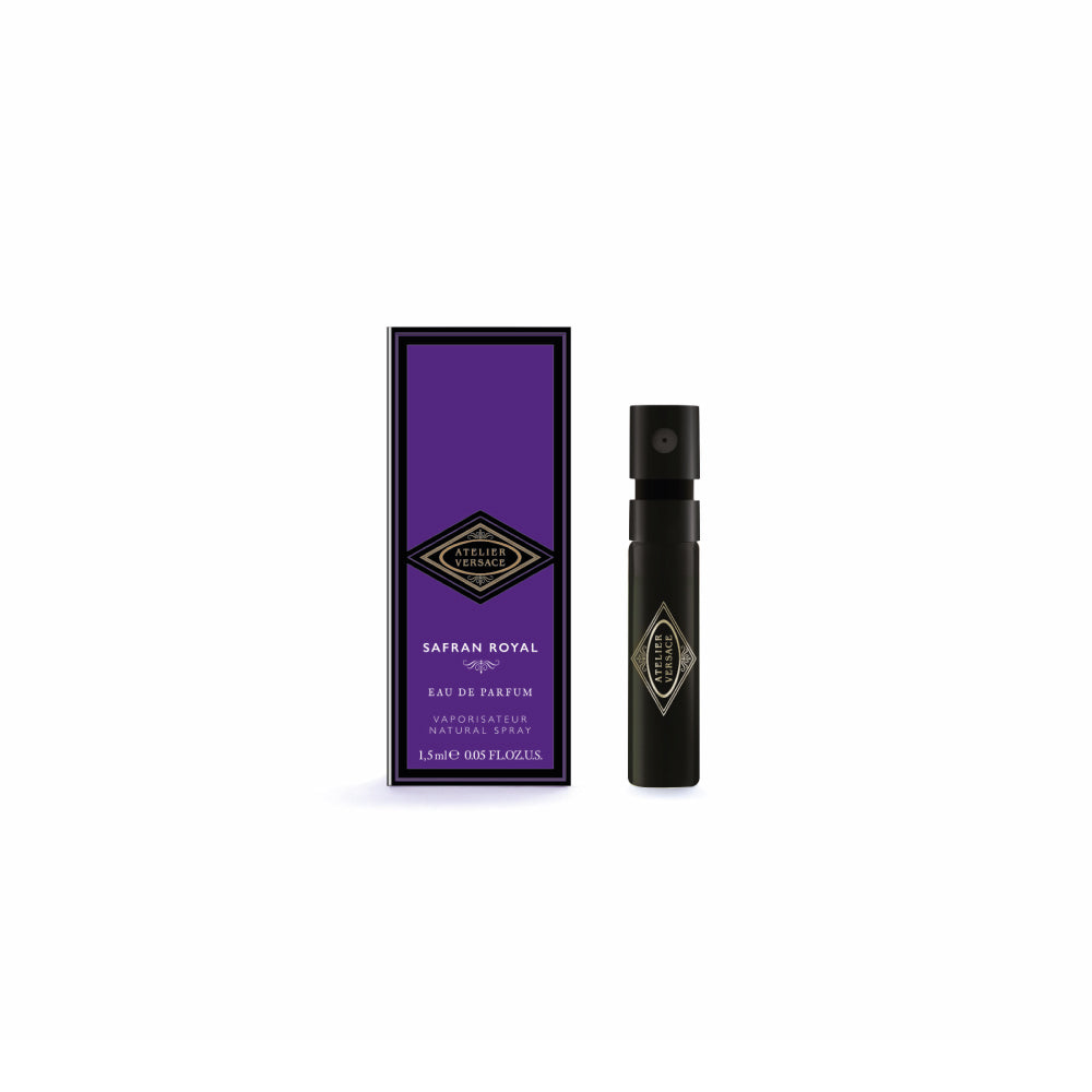 Échantillons officiels de parfums Versace Atelier Versace Safran Royal EDP 1,5 ml