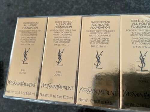 Yves Saint Laurent All Hours Foundation 5 ml 0,16 fl. oz. officiële huidverzorgingssample Shade B 85 Coffee parfumtester