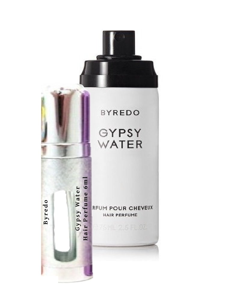 Flacon d'échantillon de parfum pour cheveux Byredo GYPSY WATER 6 ml