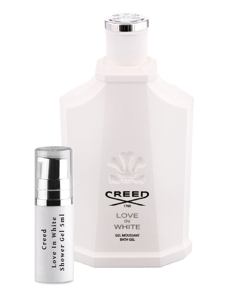 Échantillons de gel douche Creed Love In White