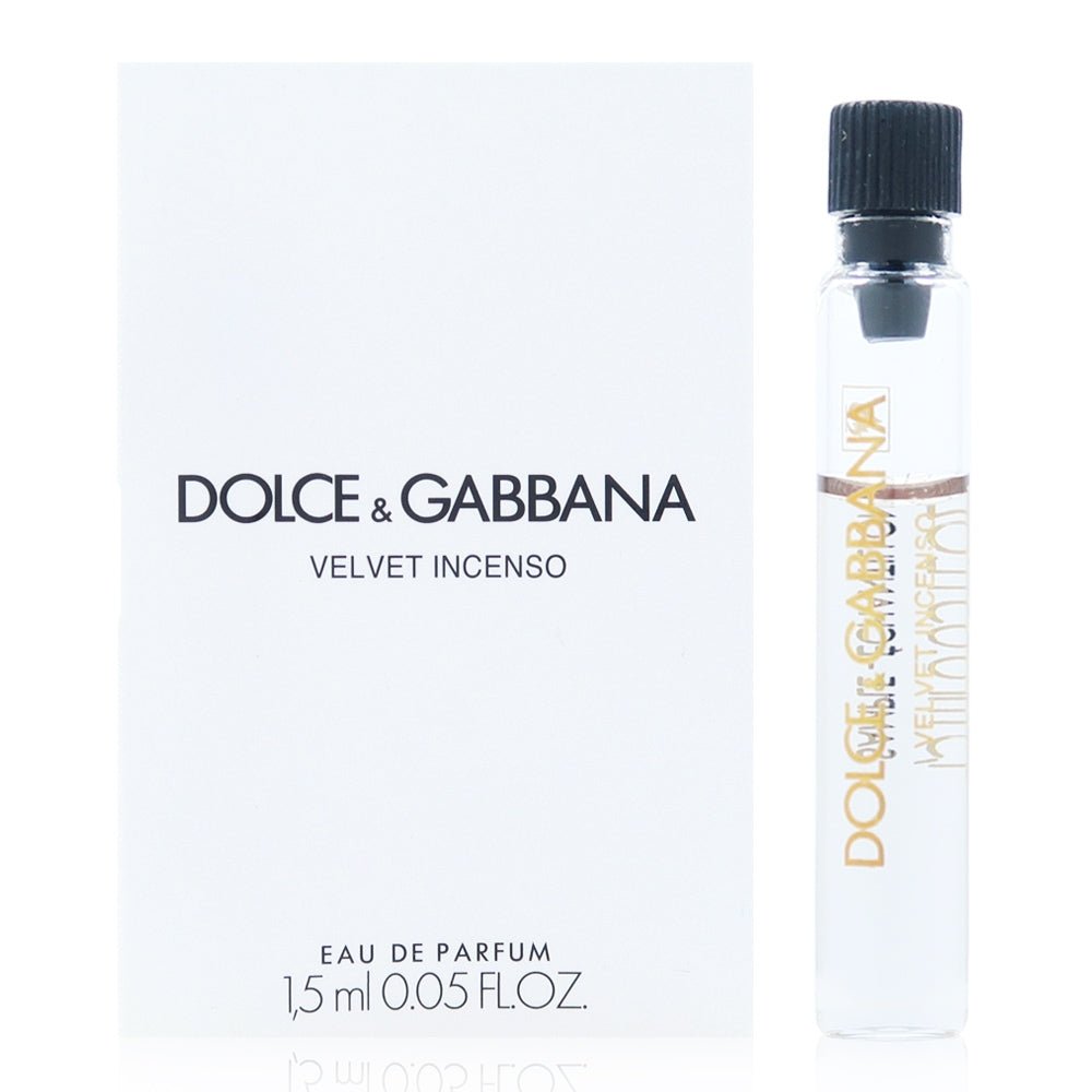 Incenso Velours Par Dolce & Gabbana 1,5 ml 0,05 fl. oz échantillon de parfum officiel, Velvet Incenso By Dolce & Gabbana 1.5ml 0.05 fl. oz virallinen hajuvesinäyte, Velvet Incenso Par Dolce & Gabbana 1.5ml 0.05 fl. oz parfum oficjalna próbka, Velvet 