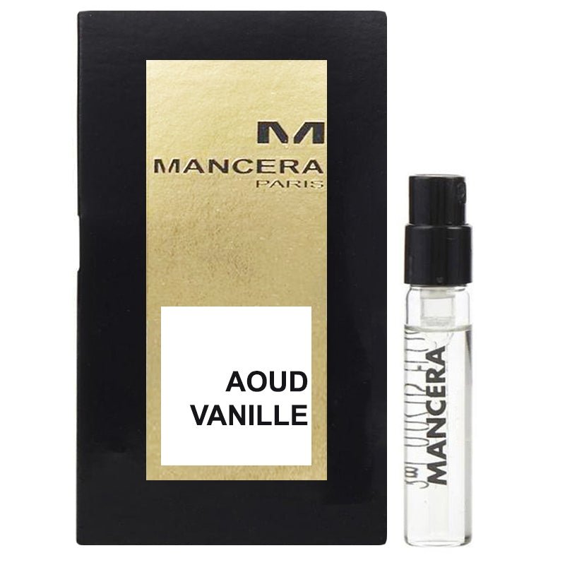 Mancera Aoud Vanille 2ml 0.06 fl. onces. échantillons de parfums officiels