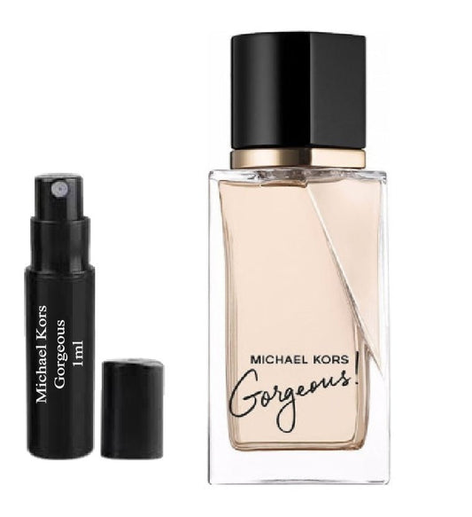 MICHAEL KORS Gorgeous geurstaaltjes-MICHAEL KORS Gorgeous-Michael Kors-1 ml scent staaltje-smelltoimpress.nl