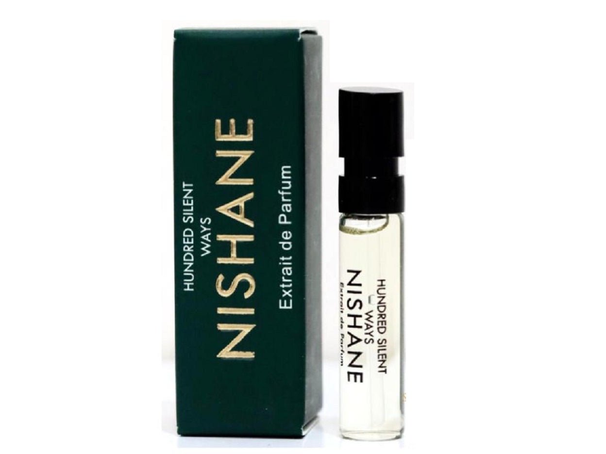 Nishane Cent voies silencieuses 1,5 ml 0,05 fl. oz Échantillon de parfum officiel, Nishane Hundred Silent Ways 1,5 ml 0,05 fl. oz Offizielle Parfümprobe, Nishane Hundred Silent Ways 1.5ml 0.05 fl. oz muestra de parfum officiel, Nishane Hundred Silent